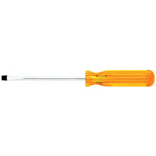 Klein Tools Vaco Bull Driver Slotted Keystone Tip Screwdrivers, 3/8 in, 17 3/16 in Overall L, 1/EA, #BD412