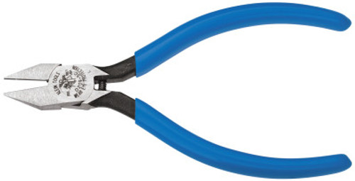 Klein Tools Midget Diagonal-Cutting Pliers, 5 1/16 in, Semi-Flush, 1/EA, #D2095C