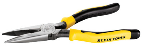Klein Tools Heavy-Duty Long Nose Pliers, Alloy Steel, 8 9/16 in, 1/EA, #J2038N