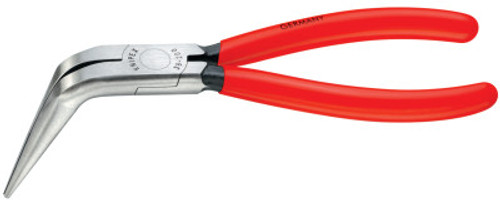 Knipex Mechanics' Pliers, Rounded Grabber, Vanadium Steel, 8 in, 6/CTN, #3891200