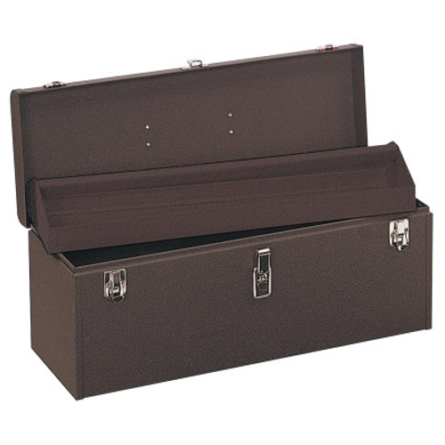 Kennedy 24 " Professional Tool Boxes, 24 1/8"W x 8 5/8"D x 9 3/4"H, Steel, Brown Wrinkle, 1/EA, #K24B