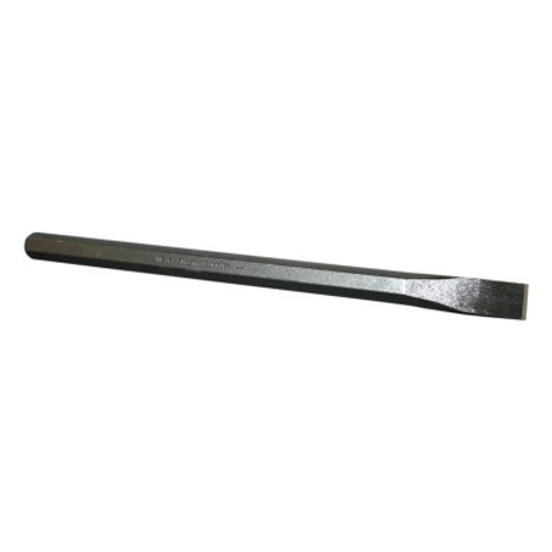 Mayhew? Extra Long Cold Chisel, 12 in Long, 1/2 in Cut, Black Oxide, 1/EA, #10207