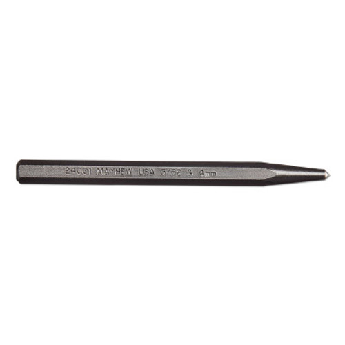 Mayhew? Center Punches - Full Finish, 4 1/2 in, 5/32 in tip, Alloy Steel, 1/EA, #24001