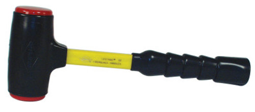 Nupla Extreme Power Drive Dead-Blow Hammers, 2 lb Head, 13 3/4 in Handle, Yellow, 1/EA, #10062
