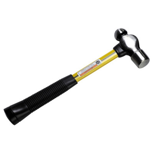 Nupla Classic Ball Pein Hammer, Fiberglass Handle, 13 in, Carbon Steel 20 oz Head, 1/EA, #21020