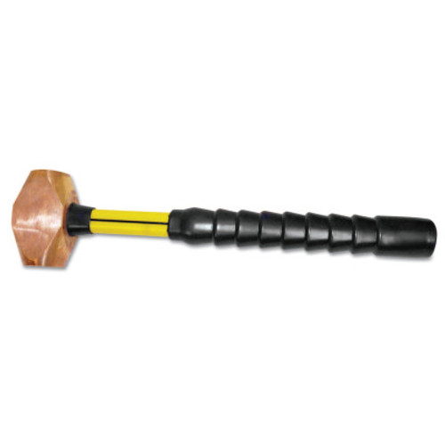 Nupla Brass Sledge Hammers, 6 lb, 18 in SG Grip Handle, 1/EA, #30060