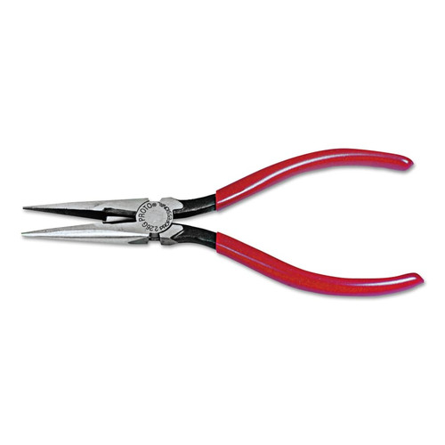 Stanley Products Ergonomics Side Cutting Needle Nose Pliers, Forged Alloy Steel, 6-5/8 in, 1/EA #226G