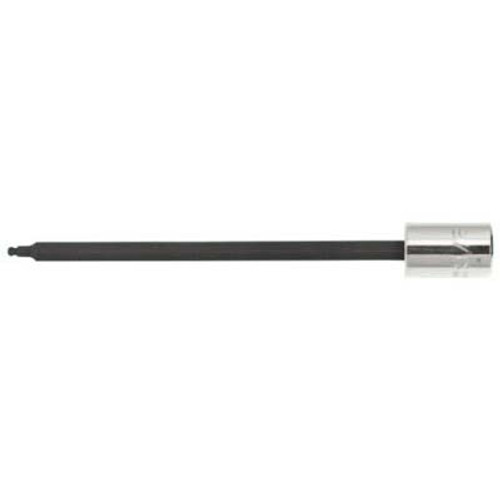 Stanley Products Extra Long Hex Ball Socket Bits, 3/8 in Drive, 5/32 in Tip, 1/EA, #J4905BD
