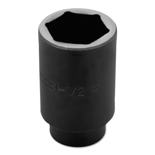 Stanley Products Torqueplus Deep Impact Sockets 1/2 in, 1/2 in Drive, 1 1/2 in, 6 Points, 1/EA, #J7348H