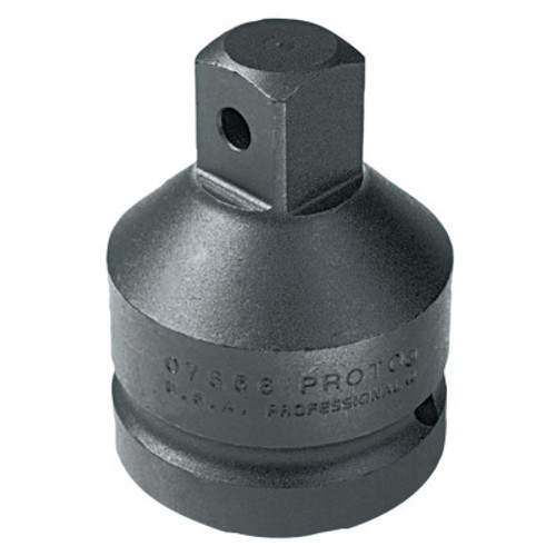 Stanley Products Impact Socket Adapters, 3/4" (female square); 1/2" (male square) drive, 2 1/8", 1/EA, #J7653