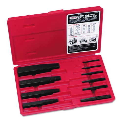 Stanley Products Extractor Set, 10 Piece, 1/8" to 1", 1/ST #9500B