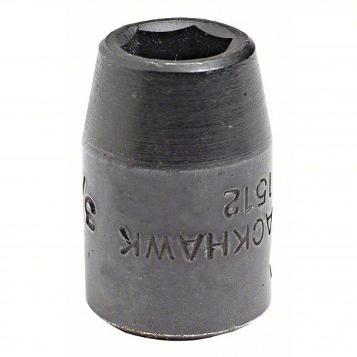 Stanley Products 6 Point Impact Sockets, 3/8 in Drive, 5/16 in, 6 Points, 1/EA, #U15102