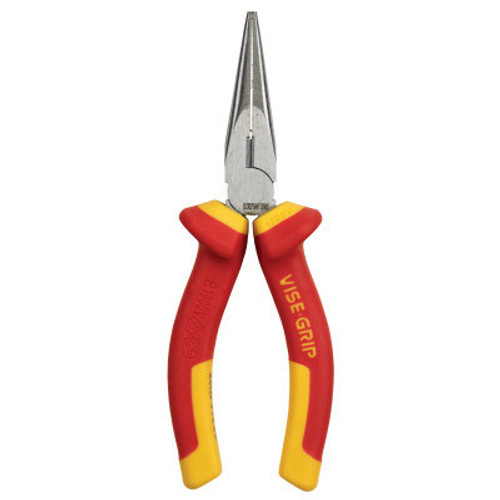 Irwin® 8" Insulated Long Nose Pliers, #IR-10505869NA (5/Pkg)