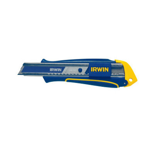 Irwin® Standard Snap Knives, 18 mm,  Bi-Metal Blade, Blue/Silver/Yellow, #IR-2086102 (5/Pkg)