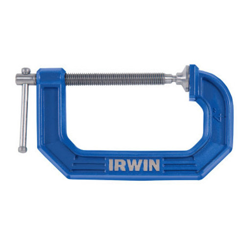 Irwin Quick-Grip® C-Clamps, 1 5/16" Throat Depth, 2" Opening, Blue #IR-225102ZR (5/Pkg)
