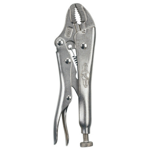 Stanley Products Original Curved Jaw Locking Pliers w/Wire Cutter, Opens to 1.125", Alloy Steel, 1/EA, #902L3