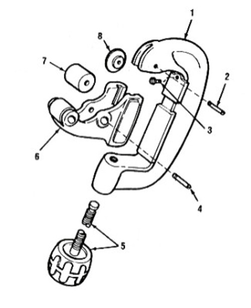 Ridgid Tool Company Replacement Parts, 5/PKG, #34370