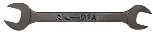 Double Head Open End Wrench - Black -  1/4" X 5/16", Martin Sprocket #BLK-1020