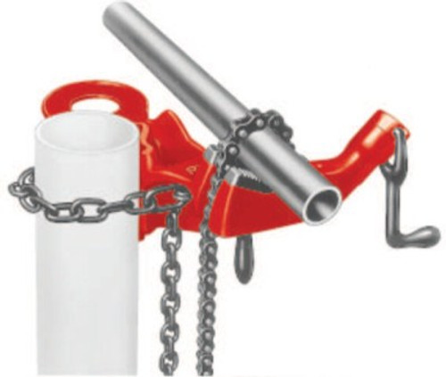 Ridgid Tool Company Top Screw Post Chain Vises, 1/8 in - 5 in Pipe Cap, 1/EA, #40170