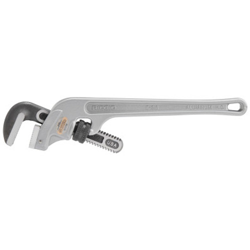 Ridgid Tool Company Aluminum End Pipe Wrenche, 18 in Long, 2-1/2 in Pipe Capacity, 1/EA, #90122