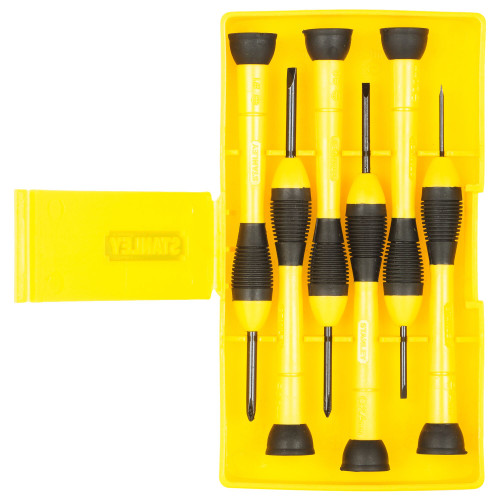 Stanley Products Precision Bi-Material Screwdriver 6 Piece Set #66-052 (6 Sets)