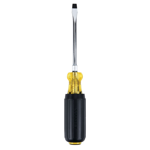 Stanley Products Vinyl Grip Standard Tip Screwdriver, 1/4" x 4" #66-090 (6/Pkg.)