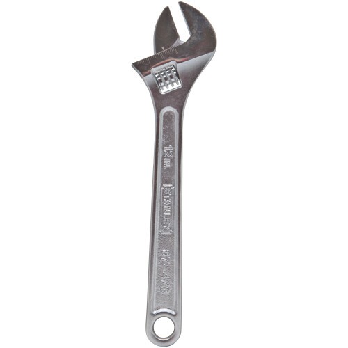 Stanley Products Adjustable Wrench, 12" #87-473 (4/Pkg.)