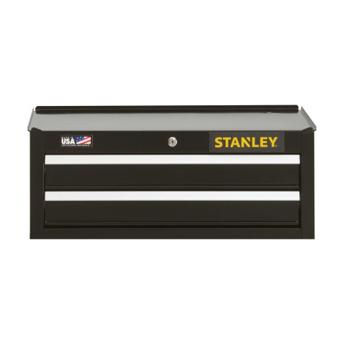 Stanley Products Stanley 300 Series 2 Drawer Middle Tool Chest, 26" #STST22625BK (1/Pkg.)