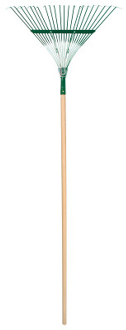 The AMES Companies, Inc. Leaf Rake, 22 in Steel Blade, 48 in Hardwood Handle, 1/EA, #64430