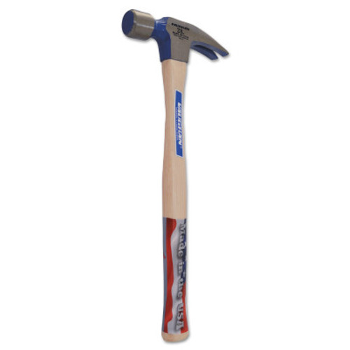 Vaughan Framing Rip Hammer, Forged Steel, Straight White Hickory Handle, 18 in, 2.38 lb, 1/EA, #606M
