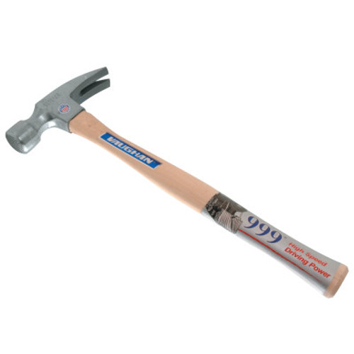 Vaughan Framing Rip Hammer, Forged Steel, Straight White Hickory Handle, 16 in, 2.91 lb, 4/EA, #999ML