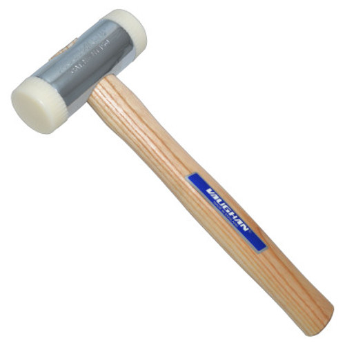 Vaughan Nylon Face Hammers, 1 1/2 lb Head, 1 1/2 in Dia., 1/EA, #NT150