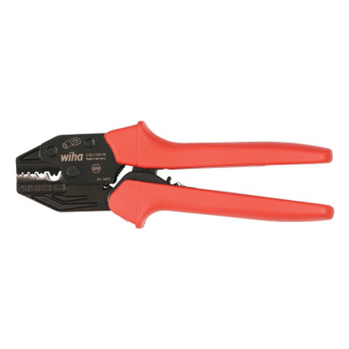 Wiha Tools Ratchet Crimpers, 8.6 in Long, 26 - 6 AWG, Red, 1/EA, #43643