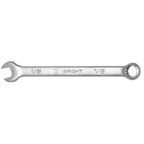 Wright Tool 12 Point Flat Stem Combination Wrenches, 3/8 in Opening, 6 in, 1/EA, #1112