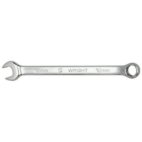 Wright Tool 12 Point Full Polish Combination Wrenches, 3/8 in Opening, 6 in, 1/EA, #1212
