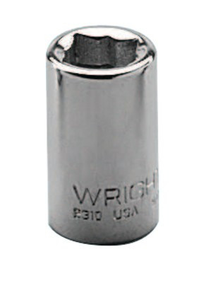Wright Tool 1/4" Dr. Standard Sockets, 1/4 in Drive, 5/16 in, 8 Points, 6/BOX, #2310
