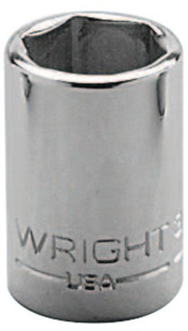 Wright Tool 3/8" Dr. Standard Sockets, 3/8 in Drive, 14 mm, 6 Points, 1/EA, #3014MM