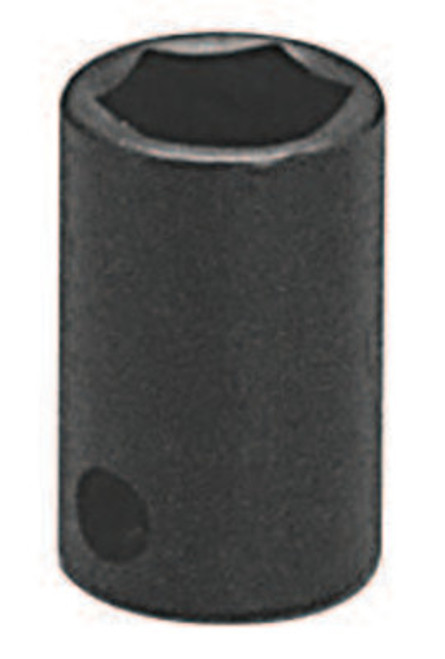 Wright Tool 3/8" Dr. Standard Impact Sockets, 3/8 in Drive, 9 mm, 6 Points, 1/EA, #3809MM