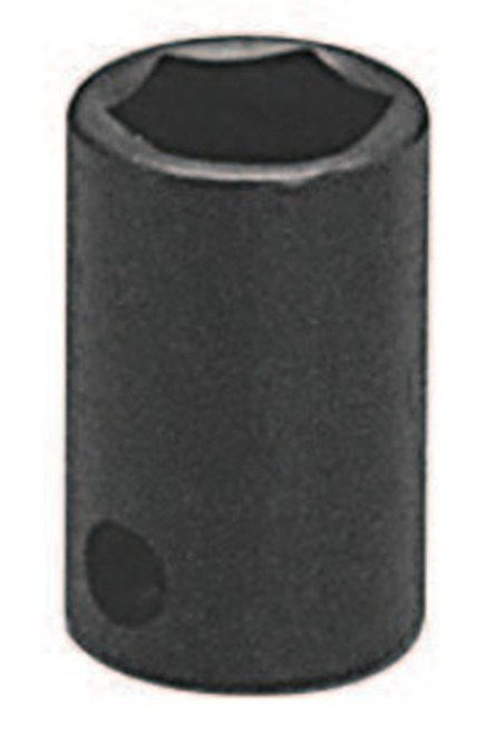 Wright Tool 3/8" Dr. Standard Impact Sockets, 3/8 in Drive, 11/16 in, 6 Points, 1/EA, #3822