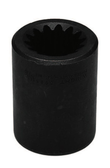 Wright Tool #5 Spline Drive Square Impact Sockets, #5 Spline, 13/16 in (square), 1/EA, #5993