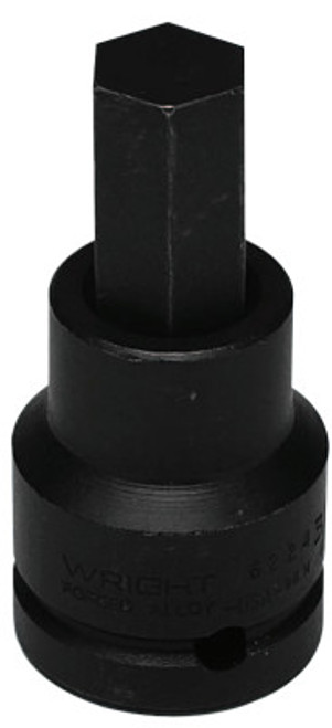 Wright Tool 3/4" Dr. Hex Bit Sockets, 3/4 in Drive, 3/4 in Tip, 1/EA, #6224