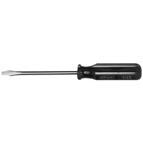 Wright Tool Slotted Screwdrivers, 1/4 in, 3 7/16 in Overall L, 1/EA, #9122