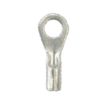 22-18 AWG Non-Insulated #10 Long Neck Bare Brazed Stud Ring Terminal - Brazed (100/Pkg.)