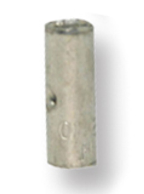 12-10 AWG .625 Length Non-Insulated Butt Splice Connector - Butted Seam