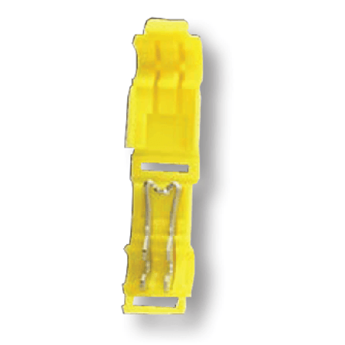 12-10 AWG Double Blade Yellow T-Tap Connector - Yellow (1000/Bulk Pkg.) 12-10 AWG Double Blade Yellow T-Tap Connector - Yellow (1000/Bulk Pkg.)