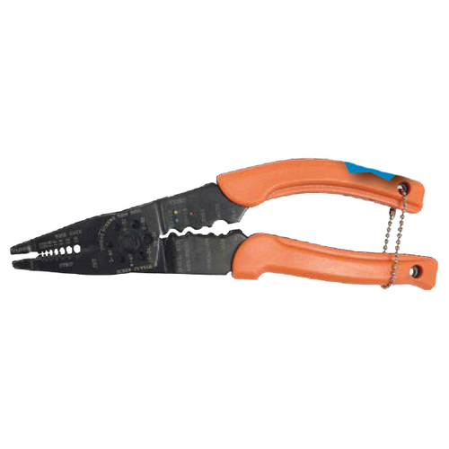 Multi-Function Crimping Tool 8-5/8" - Cuts/Strips/Crimps - 22-10 GA (Qty.1)