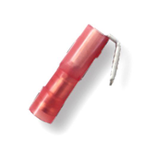 22-18 AWG .250 3-Pc Stud Fully Insulated Nylon Insulated Piggyback Connectors (100/Pkg.)