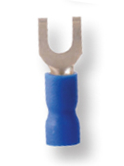 16-14 AWG Nylon Insulated #6 Flanged Spade Terminal (1000/Bulk Pkg.)