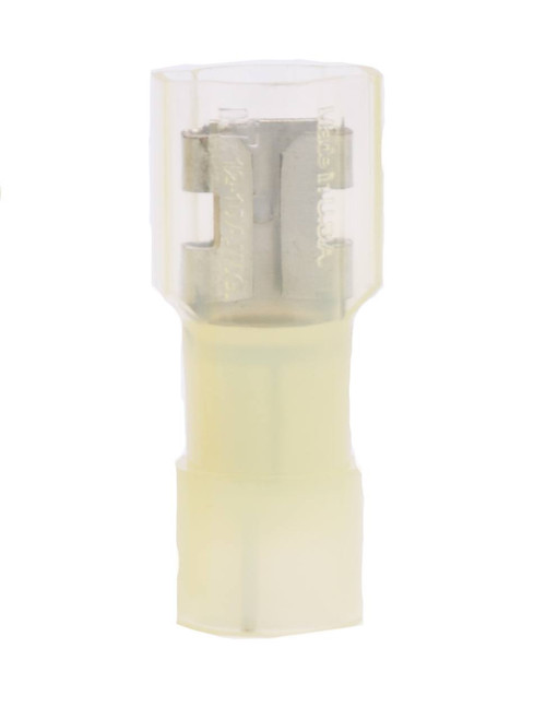 12-10 AWG  Fully Insulated Nylon Hump Jacket .250 Female Quick Disconnect - L STYLE (1000/Bulk Pkg.)