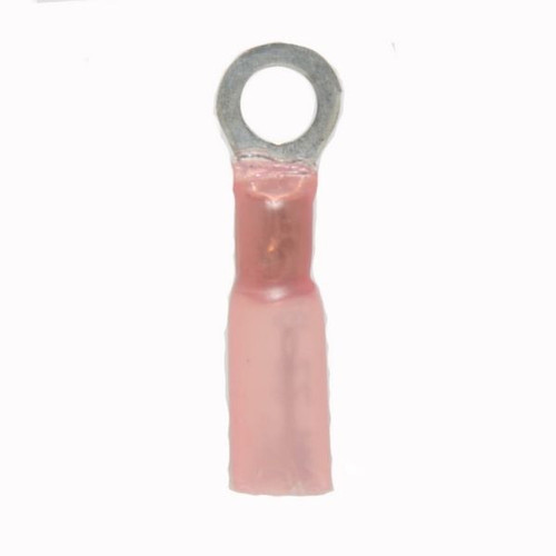 22-18 AWG #6 Stud Size NYAX Heat Shrink Terminal Ring (1000/Bulk Pkg.)